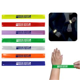 Custom Reflective Slap Bracelet - All Colors 