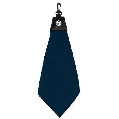 Custom Grip Dry Waffle Golf Towel - Navy