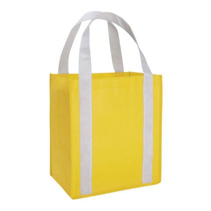 Custom Grande Tote - Yellow/white