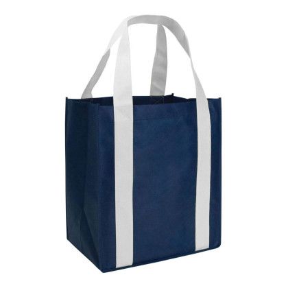 Custom Grande Tote - Navy/white