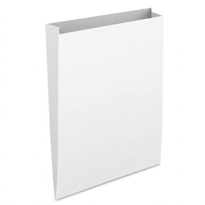 Custom Full Color 1-Sided Large Merchant Paper Bag - 12" x 15" x 2.5" - Back View 