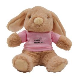 Custom 6" Lop Eared Bunny with Shirt - Brown