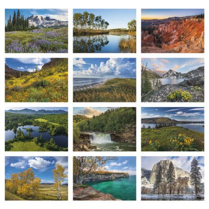 Custom Triumph® American Splendor Calendar - Spiral - Month