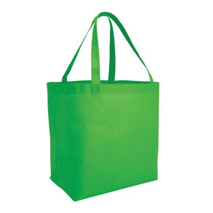 Custom Big Value Tote - Lime Custom Big Value Tote - Lime