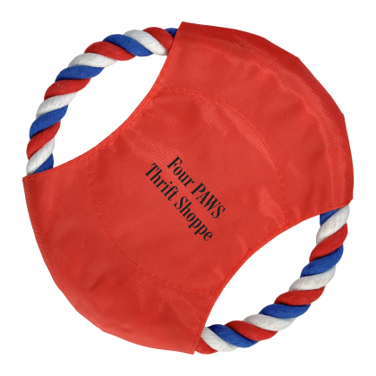 Custom Fetch & Tug Rope Ring - Red