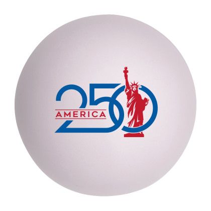 Custom 250th Anniversary USA Stress Ball - White Custom 250th Anniversary USA Stress Ball - White