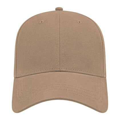 Custom Cap America Lightweight Structured Low Profile Cap - Khaki