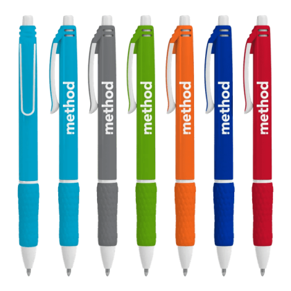 Custom Vortex Recycled Solid Color Barrel Pen - All Colors 