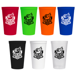 Custom 22 oz BPA-Free USA-Made Stadium Cup - All Colors 