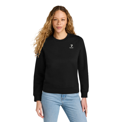 Custom District Women's V.I.T. Fleece Crew - Black
