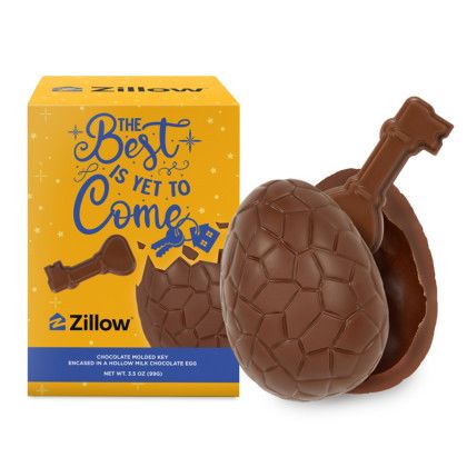 Custom Milk Chocolate Hollow Egg - Key 