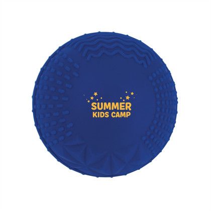 Custom Dodo Silicone Tactile Fidget Stress Ball - Blue 