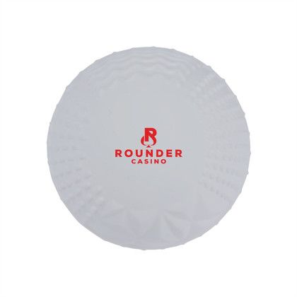 Custom Dodo Silicone Tactile Fidget Stress Ball - White 