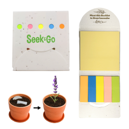 Seed Paper Plantable Sticky Notes Set