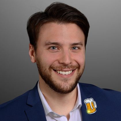 Custom Beer Mug Blinking Lights - Lifestyle View Custom Beer Mug Blinking Lights - Lifestyle View