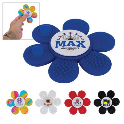 Custom Fafa Flower-Shaped Tactile Fidget Spinner - Group Custom Fafa Flower-Shaped Tactile Fidget Spinner - Group