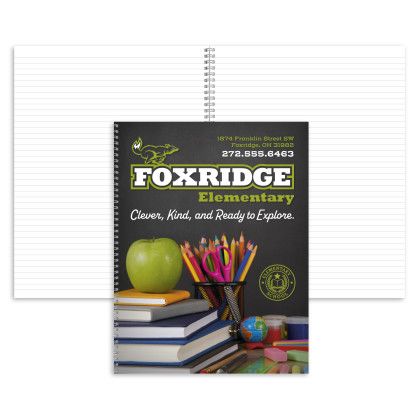 Custom Good Value 8.5" x 11" Full-Color Notebook Custom Good Value 8.5" x 11" Full-Color Notebook