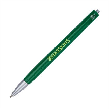 Custom Tara Recycled Plastic Ballpoint Pen - Green