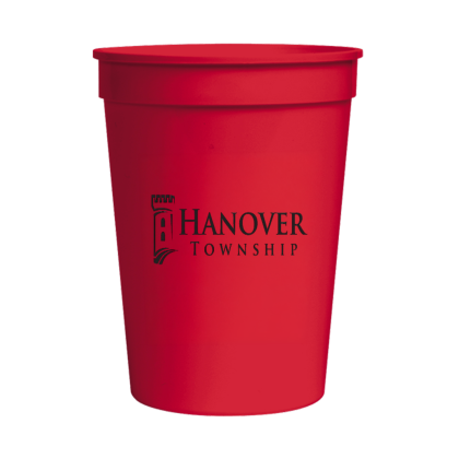 Custom 12 oz Stadium Cup - Red Custom 12 oz Stadium Cup - Red