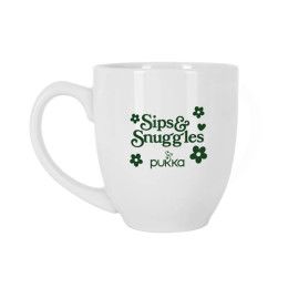 Custom Belmont 16 oz White Bistro Glossy Mug - White 