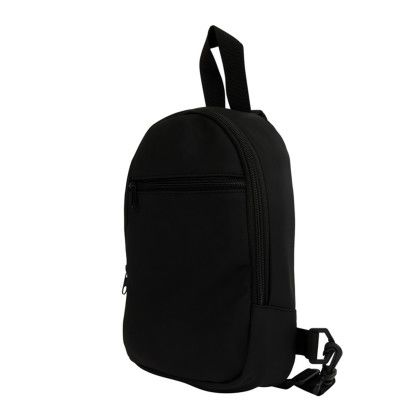 Custom Ronin Crossbody Bag - Black Side View 