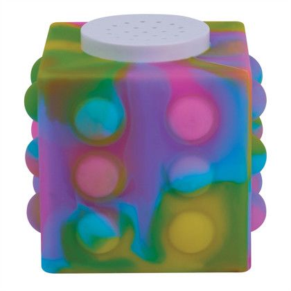 Custom Coco Wireless Push Pop Speaker - Multicolor Back View 