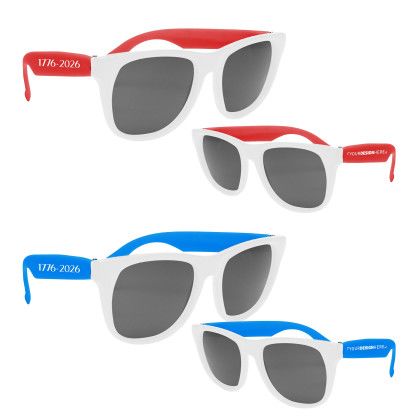 America 250 Sunglasses with White Frame America 250 Sunglasses with White Frame