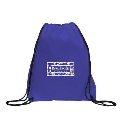 Custom Capella Recycled Drawcord Bag - Purple 