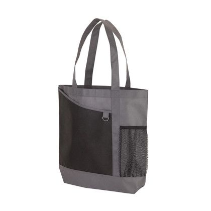 Custom Valley Ranch Tote Bag - Gray Side View 