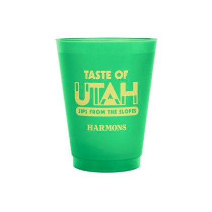 Custom 16 oz Frost Flex Stadium Cup - Green Custom 16 oz Frost Flex Stadium Cup - Green