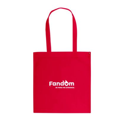 Custom Draco Recycled Non-Woven Tote - Red 
