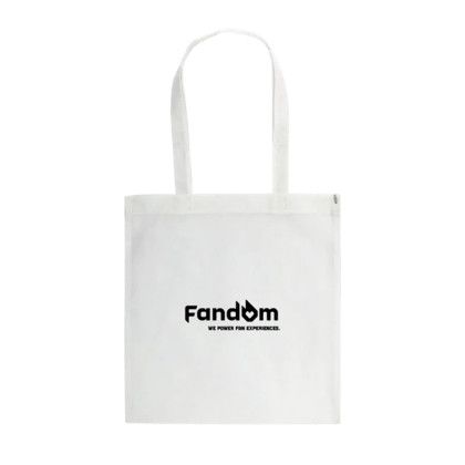 Custom Draco Recycled Non-Woven Tote - White 