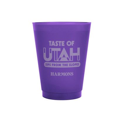 Custom 16 oz Frost Flex Stadium Cup - Purple Custom 16 oz Frost Flex Stadium Cup - Purple
