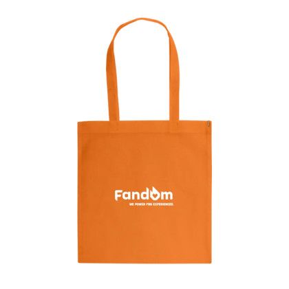 Custom Draco Recycled Non-Woven Tote - Orange 