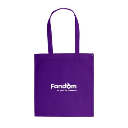 Custom Draco Recycled Non-Woven Tote - Purple 