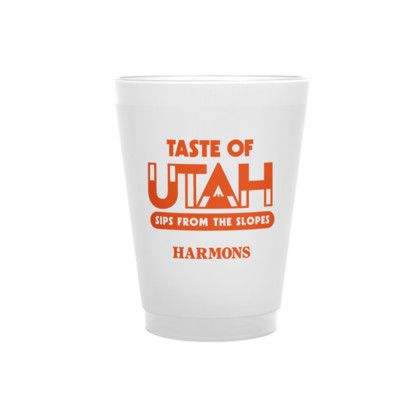 Custom 16 oz Frost Flex Stadium Cup - White Custom 16 oz Frost Flex Stadium Cup - White