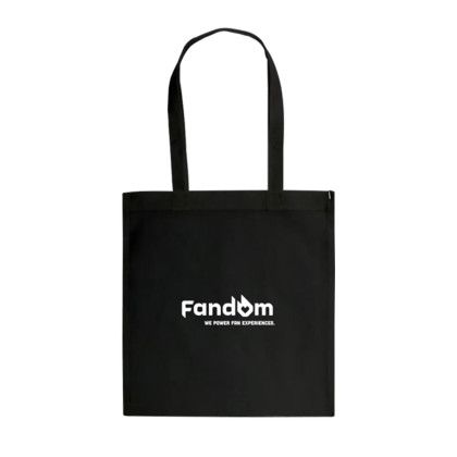 Custom Draco Recycled Non-Woven Tote - Black 