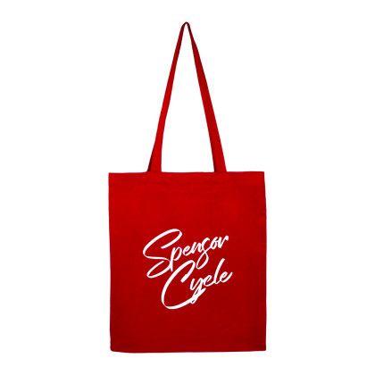 Custom Carolina 4 oz Organic Cotton Tote - Red Custom Carolina 4 oz Organic Cotton Tote - Red