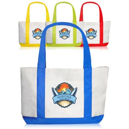 Custom Canvas Shoulder Tote Bags - All Colors