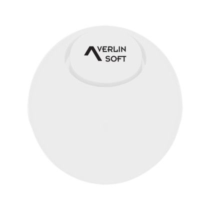 Custom Fun Spinner Fidget Ball - White 