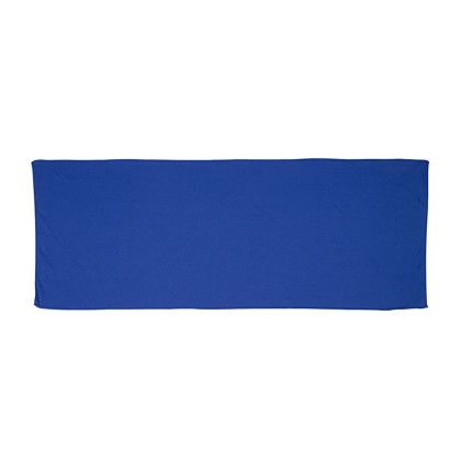 Custom Andes RPET Cooling Towel - Blue Back View 