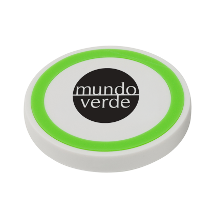 Custom Boreus Wireless Charging Pad - Lime Side View 