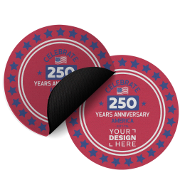 Custom America 250 Round Classic Mousepad 8" Dia