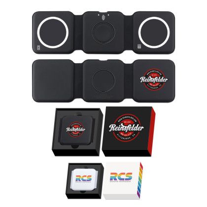 Custom 3 in 1 Charger with Full Color Sleeve - All Colors 