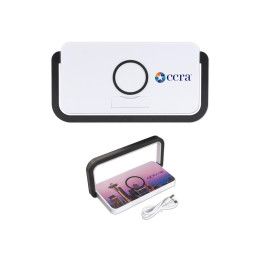 Custom Chi-Charge Phone Stand with Warm Light Lamp 