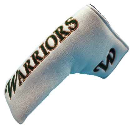 Custom Magnetic Closure Blade Putter Head Cover - Silver 