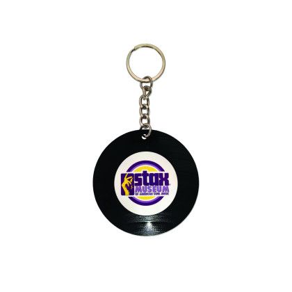 Custom Recycled Vinyl Record Keychain
