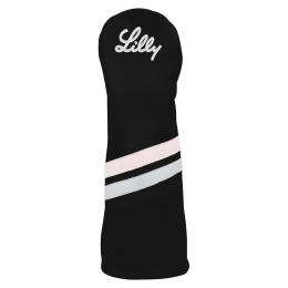 Custom Vintage Embroidered Fairway Head Cover - Black 