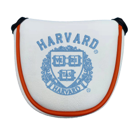 Custom Magnetic Closure Mallet Putter Head Cover - Orange 