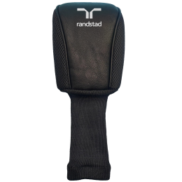 Custom Longneck Mesh Embroidered Driver Head Cover - Black 